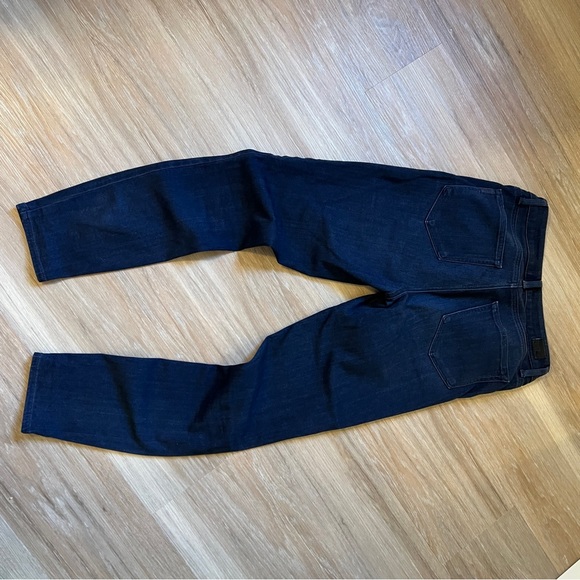 Paige Hoxton High Rise Ankle Skinny Jeans Dark Wash Size 28 - Picture 2 of 9